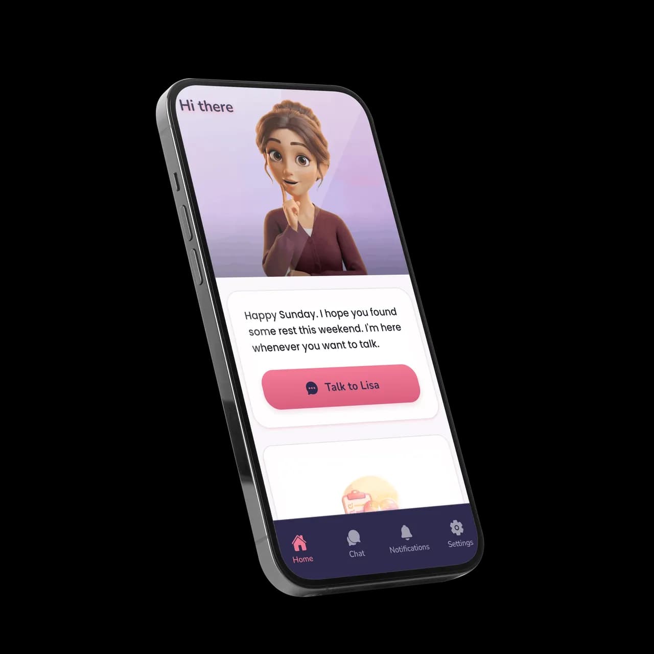 Lisa app on phone